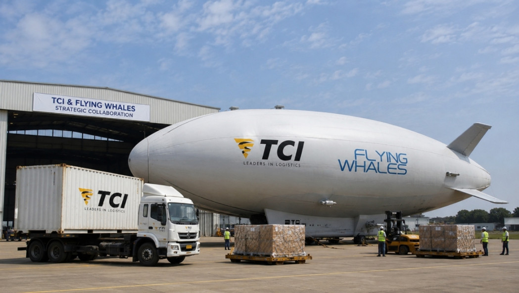 TCI and FLYING WHALES announce a strategic collaboration to strengthen integrated logistics solutions in India