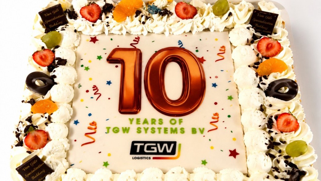 TGW Benelux celebrates its 10th birthday