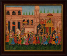The Royal Shahi Sawari Canvas Painting