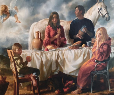 The Harvest Feast Canvas Painting
