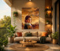 The Rose in the Window Canvas Painting