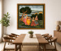 Radha Krishna in Vrindavan Canvas Painting